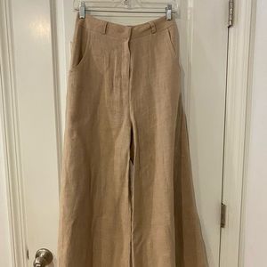 Chic Linen Wide Leg Pants